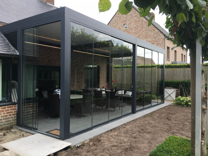 Lamellendak + Glaswand Oud Turnnhout (1)